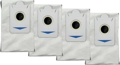 Ecovacs Deebot X2, X5 en T30S Serie Stofzakken (4 Stuks, Plus.Parts® alternatief voor DDB030025)
