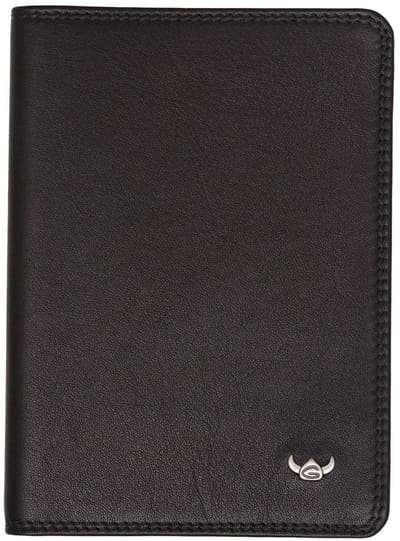 Golden Head Leren identiteitskaarthoesje Polo RFID Protect Ausweisetui 4488 Schwarz zwart