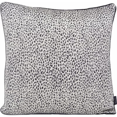 Silver Leopard Kussenhoes | Jacquard / Polyester | 45 x 45 cm | Zilver