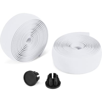 Bandes de guidon de vélo souples, 2 pièces, bande de guidon de vélo de route, respirante et antidérapante 2pcs blanc