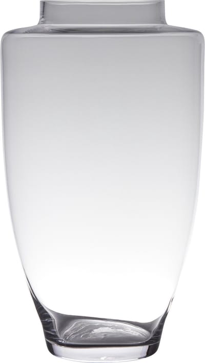 Hakbijl Glass Boeket vaas/bloemenvaas groot - D26 x H45 cm - transparant glas