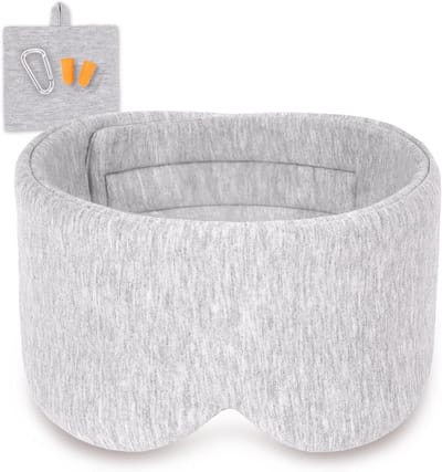 Ultrazacht Slaapmasker van 100% Modal Katoen met Klittenband voor Optimale Nachtrust Unisex