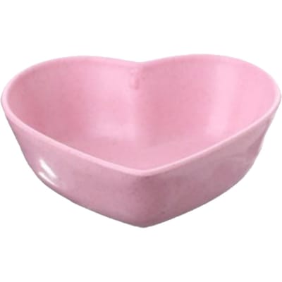 Hartvormig Kruidenschaaltje Multifunctioneel Veilig PP Sausschaaltje voor Keuken Zout Ketchup Suiker Azijn pink