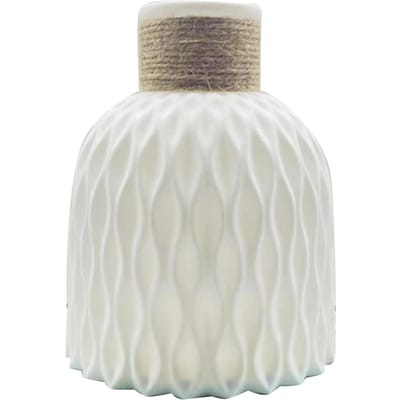 Pot de Fleurs de Bureau Pot de Plantes Forme Ananas Mignonne Décoratif Multifonctionnel Jardinière de Bureau pour la Maison blanc