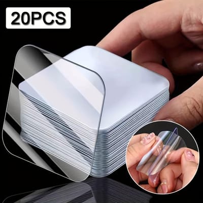 Ultra Sterke Dubbelzijdige Transparante Montage Tape - Hoge Kwaliteit, Geen Boor of Spijker Nodig, Makkelijk te Gebruiken op Plastic, Glas, Metaal white