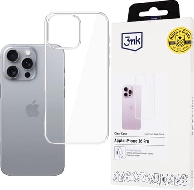 Telefoonhoesje Apple iPhone 16 Pro - 3mk Clear Case