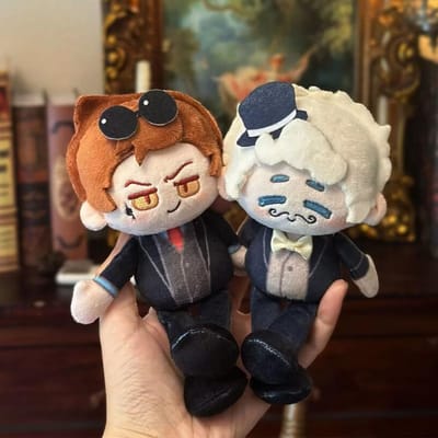 Eén Set Van 15 Cm Hoogte Crowley Azirapha Pluche Pop Mini Good Omens 3 Knuffel Speelgoed Decoratie Poppen Verjaardag Kerstcadeau 15cm