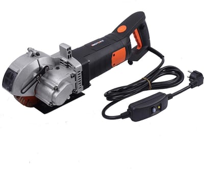 Elektrische Muurfrees - Betonfrees Wandfrees - Sleuven Frezen - Precisie Infraroodgeleiding - 40mm Breed 42mm Diep