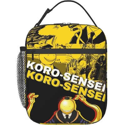 Assassination Classroom Octopus Koro Sensei Geïsoleerde Lunchtas voor Kinderen School Koeltas Thermische Voedseldoos Draagtas Lunchboxen One Size