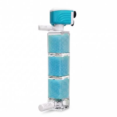 Home & Marker - Aquariumfilter Pomp Onderdompelbaar - Stille Binnenfilter & Waterpomp met Zuurstof - Energiezuinige Aquariumpomp voor Helder Water - AQUFRESH