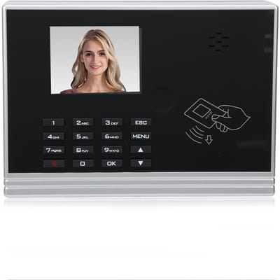 2,8 inch Kleurenscherm Tijdregistratie USB TCP/IP ID-kaart Wachtwoord KlokIn Machine white