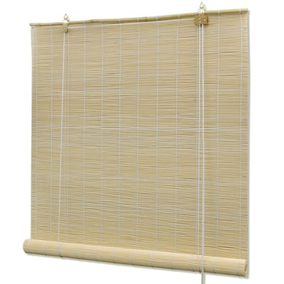 vidaXL - Rolgordijn - 150x160 - cm - bamboe - naturel