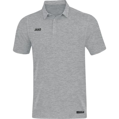 Jako Premium Basics Polo Heren - Grijs Gemeleerd | Maat: 3XL
