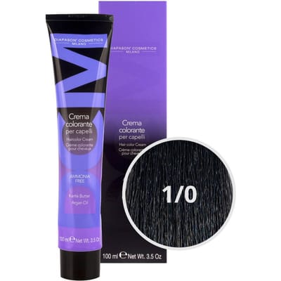 DCM Hair Color Cream Ammonia Free 1/0 Natural 100ml