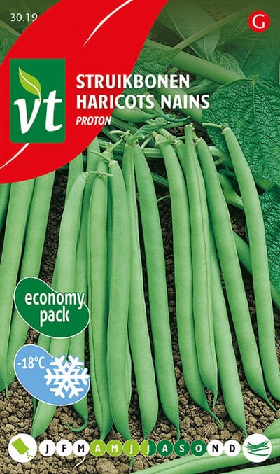 Bonen Proton - Verpakking van 150 g voor verse en knapperige bonen