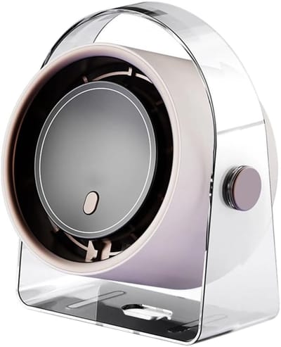 Ventilator - Waaier - USB Oplaadbare Bladloze Turbineventilator - 100 Traploos Instelbare Snelheid - Smart Digitaal Display - Geschikt voor Thuis en Kantoor - Voor Thuis Kantoor en Kinderslaapkamer