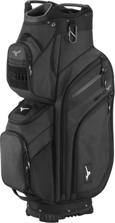 Mizuno BRD4 - Waterwerende Golftas - Cartbag - Zwart