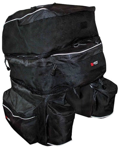 Lifefit 3-delige Fietsendragertas Zwart - UNI