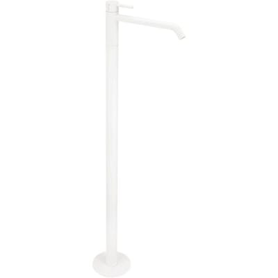 Herzbach DEEP WHITE basin pillar mixer 23.203810.1.07