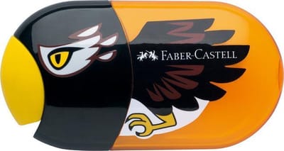 Faber-Castell puntenslijper met gum - adelaar motief - 2-gaats - FC-183527