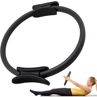 Pilates Ring 15-Inch Yoga en Pilates Ring Apparatuur Adductor Trainer Pilates Extra's Oefenmateriaal voor Binnenkant Dijen Praktisch Gebruik