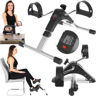 Revalidatiefiets | Hometrainer armen benen | Mini hometrainer | Rotor fiets | Oefenfiets senioren | Opvouwbare hometrainer | Fitness voor ouderen | Thuisrevalidatie | Revalidatieapparaat | Bureaufiets