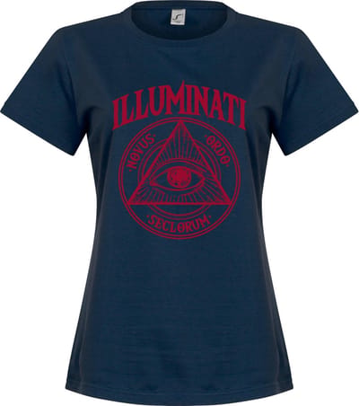 Illuminati Dames T-Shirt - Navy - L