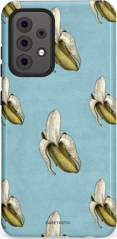 Casetastic Hoesje Geschikt voor Samsung A52 (4G/5G/s) - Stijlvolle Beschermende Duo-layer Case - Vintage Fruit Design