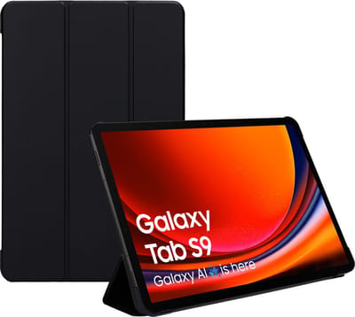Mobiparts Tablet Stand Case geschikt voor geschikt voor Samsung Galaxy Tab S9/S9 FE/S10 FE/S10 Lite - Zwart (Bulk)