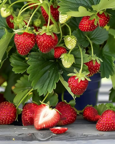 2 sets - Aardbei Zaden Ruby Ann F1 Fragaria Ananassa Compact