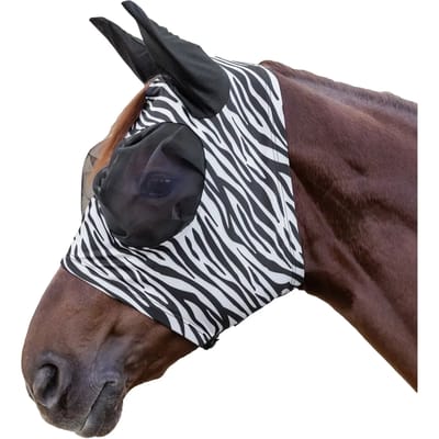 Anti-vliegenmasker voor paarden Waldhausen Puck Zebra