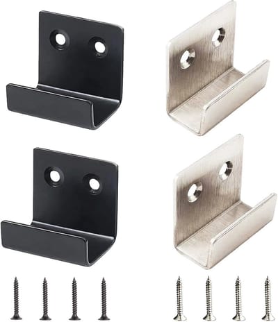 U-beugel Montagebeugels 40 x 35 mm - Roestvrij Staal Bevestigingsbeugels voor Wanddecoratie