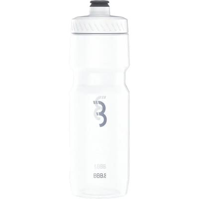 BBB Cycling AutoTank XL Bidon Racefiets- Inhoud 750 ml - Drinkbus Fiets met AutoClose ventiel - Transparant - BWB-15