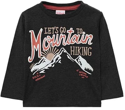 Boboli Knit T-shirt Met Lange Mouwen Zwart 12 Months Kinderen
