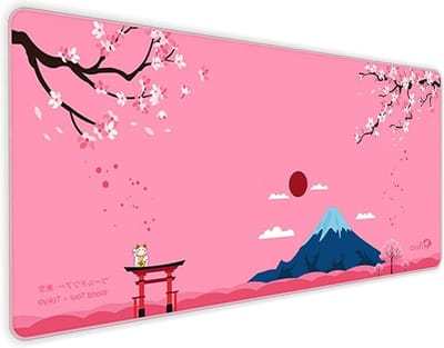 XXL Large Extended Gaming Mouse Pad 900 x 400 x 4 mm - Waterdicht - Duurzaam - Anti-rafelen - Oceaanblauw