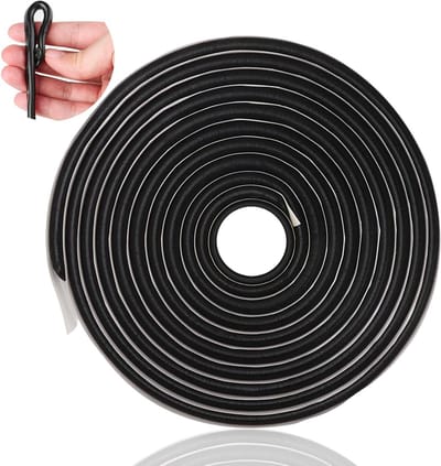 Ronde Butylkoord 8 mm x 5 m, Waterproof Sealing Tape, Dubbelzijdige Butyl Tape voor Ramen, Deuren en Koplampen
