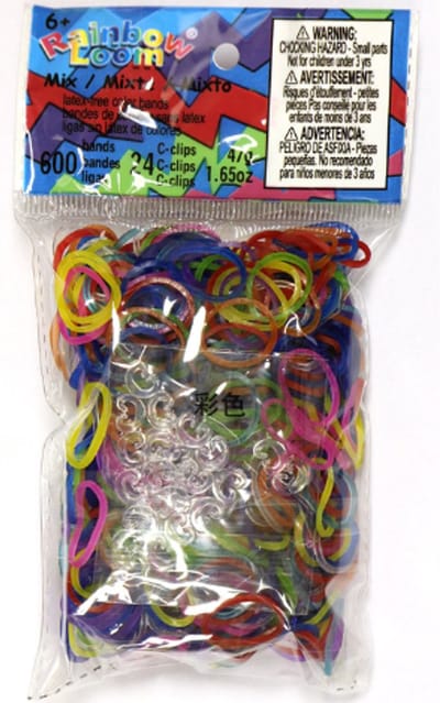 Rainbow Loom mix jelly 600 stuks