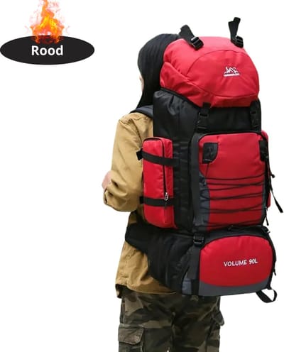 Livano Rugzak - Dames - Heren - Meisje - Jongens - Backpack - Outdoor - Rood