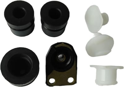 Kettingzaag Schokdemperset - Trillingsdempers Rubberhouders - Veilige Zaaggeleiding - Specifiek voor MS380 MS381 - 81 Gram - Zwart