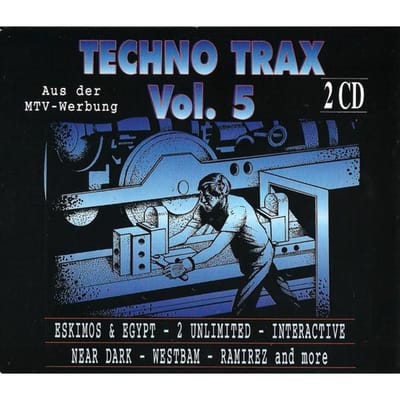CD DIVERS  Techno Trax Vol.5 ZYX700692 ZYX Music 1992 Duitsland Dans Electronica Gebruikt gray