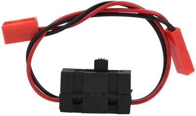 Dailygoody - RC Car Receiver Switch - Elektrische Schakelaar - Hoogwaardige kwaliteit - Connector - Geschikt voor RC-auto's - 1/10 1/8 Truck