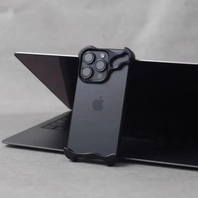 Onregelmatige Metalen Bumper Telefoonhoesje Voor iPhone Air 13 14 15 16 17 Pro Max Plus Lens Film Bescherming Blanke Aluminium Schokbestendige Cover For iPhone 13 ProMax zwart