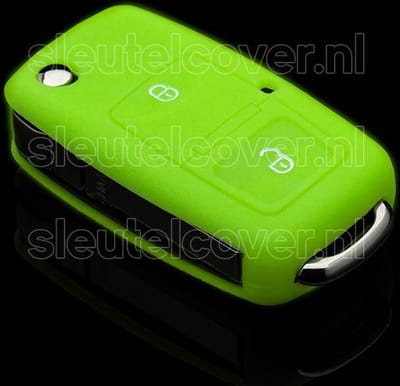 Autosleutel Hoesje geschikt voor Audi - SleutelCover - Silicone Autosleutel Cover - Sleutelhoesje Glow in the dark / Lichtgevend