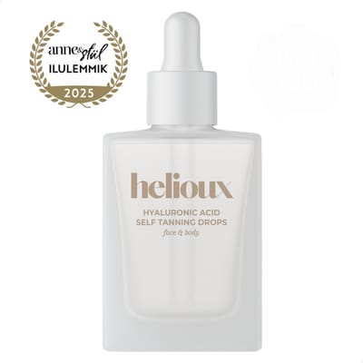 Helioux® Zelfbruiner Druppels - Hyaluronic Acid Self Tanning Drops - Magic Drops - Lichaam & Gezicht - Award Winning Zelfbruiner Druppels