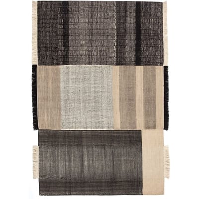 Nanimarquina Tress vloerkleed - zwart - 200 x 300 cm
