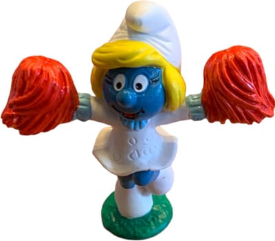 Smurfin als cheerleader - Met pompons - De smurfen - Schleich - 6 cm - Nr 20149