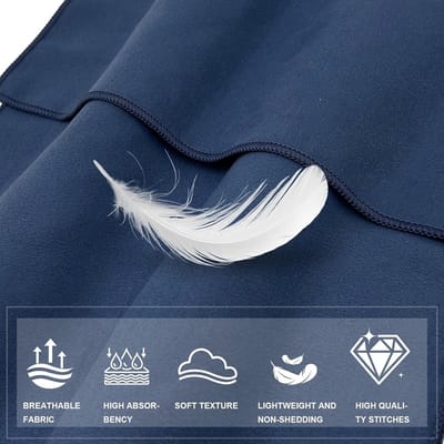 Lichte en Absorberende Microvezel Handdoeken - Sneldrogende Mini Handdoeken voor Sport, Yoga en Reizen, Ideaal voor Strand en Kamperen