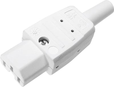 Kaiser Apparaatsteker - 250V - 3-Pins - Wit