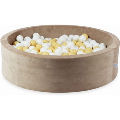 Ballenbak 110x30 Fluweelzacht Donkerbeige