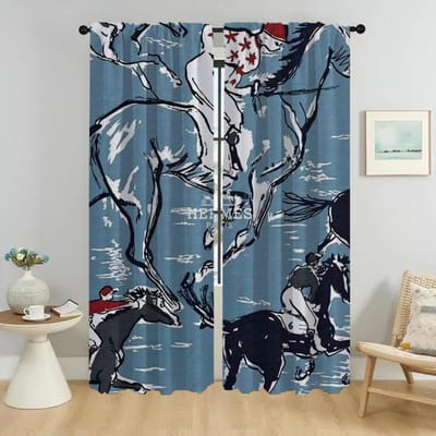 H-hermes Schaduwgordijnen voor Slaapkamer Raamgordijn voor Kamer 2 Panelen Home Interieur Gordijnen Scheidingswand Halloween Decoratie Kind W50xH70cmx2pcs-CL gray